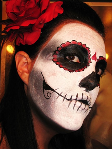 Dia de los Muertos makeup