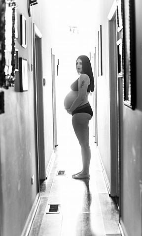 Pregnant with our son. 
photo by HR PEARL