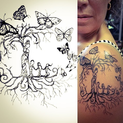 tattoo design, custom drawing