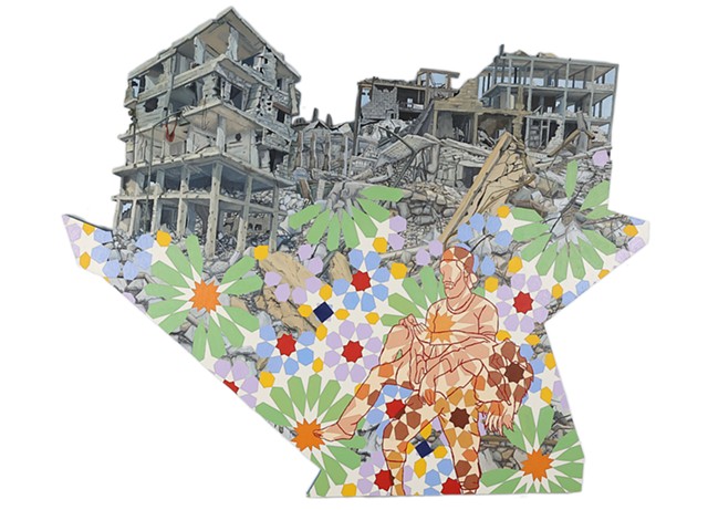 The Average Number of Broken Hearts in Occupied Diameter