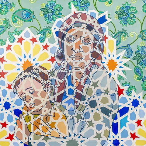 Remainder of Mother + Son - Siblings & Baba Underneath the Rubble