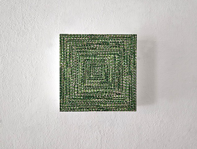 conceptual, grid, grids, abstract, collage, geometric, square, hardedge, yong sin