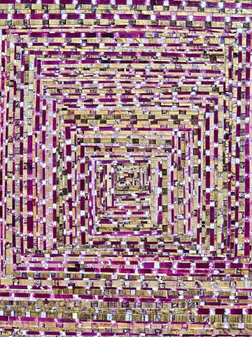 conceptual, grid, grids, abstract, collage, geometric, yong sin, square, hard edge