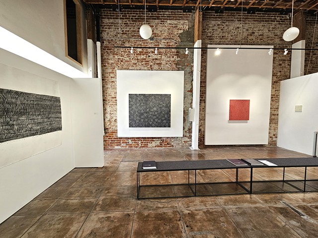 solo show, sacred and secular, grid, san pedro gallery, yong sin, los angeles gallery