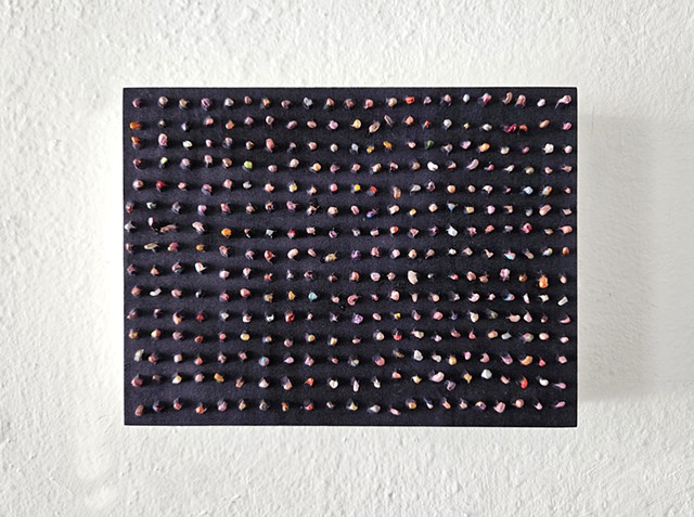 conceptual, textural, zits, yong sin, contemporary art, painting