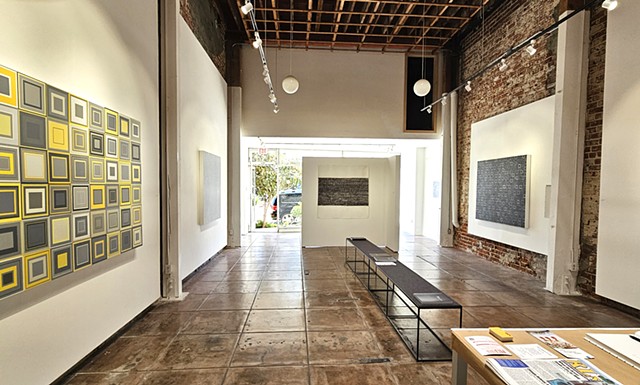 solo show, sacred and secular, grid, san pedro gallery, yong sin, los angeles gallery