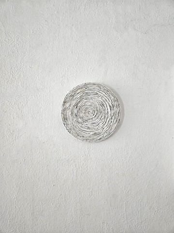 contemporary, mixed media, Yong Sin, singular forms repeated, collage