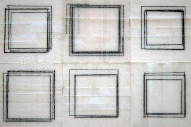 drawing, singular forms repeated, yong sin