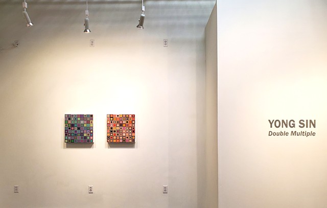 double multiple, yong sin, e2art gallery, la art, la artist, abstract art, hard edge