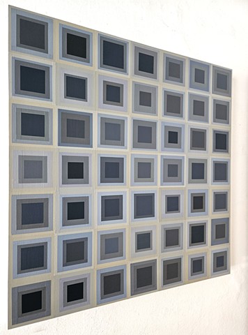 conceptual, grid, grids, abstract, collage, geometric, square, hardedge, yong sin