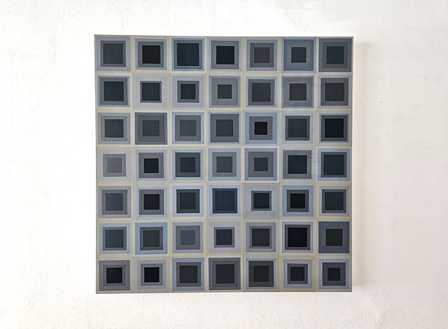 conceptual, grid, grids, abstract, collage, geometric, square, hardedge, yong sin