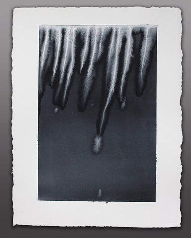 Black and White Water Media on 300 lb. Paper #2
