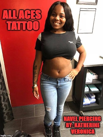 body piercing, body piercer, navel piercing, Katherine Veroinca, All Aces Tattoo, Orange Park Piercer, Orange Park Piercings