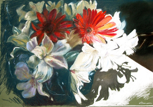 Lilies and Daisies 
