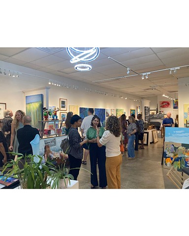 Solo Show Reception at Gallery 725