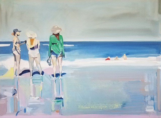 Beach Composition with Figures