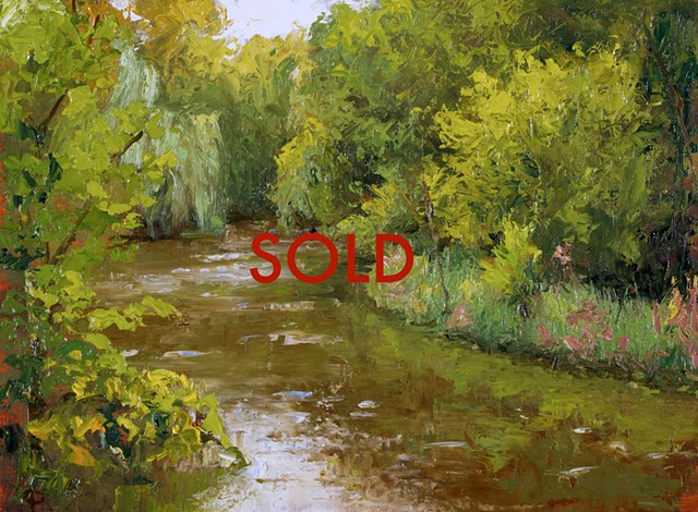 Under the Bridge at Minnehaha Creek, Summer II