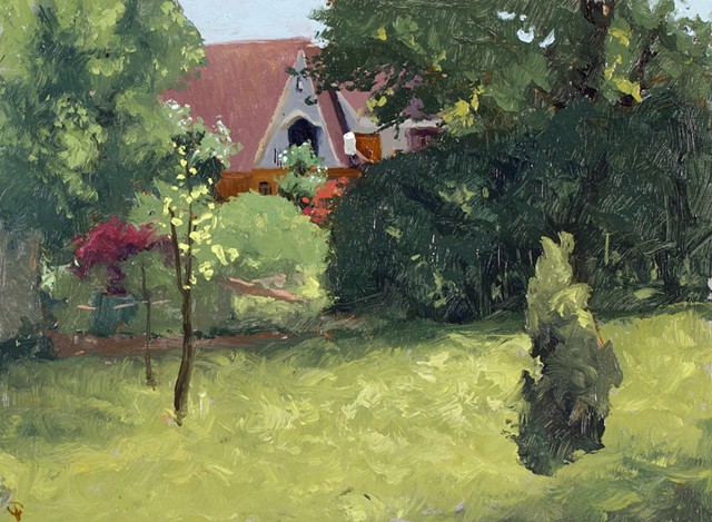 View from Beard’s Plaisance, Summer