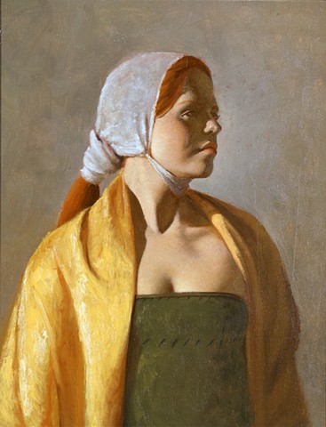Girl in a Scarf