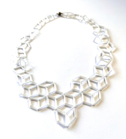 White Cubic Illusion