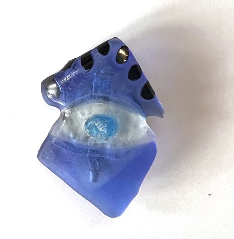 Small Evil-Eye Brooch