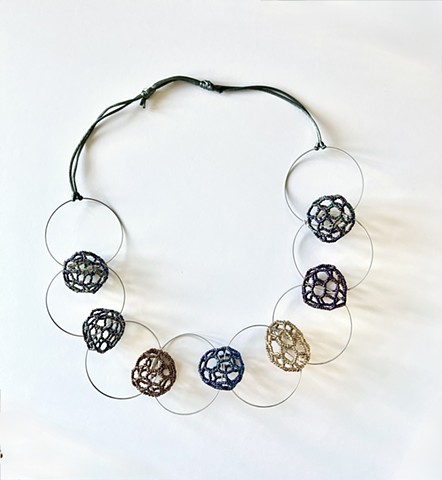 Floating Spheres Necklace