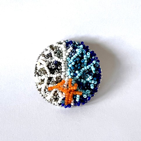Coral - Ocean Series Brooch