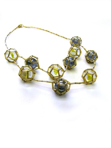 Dodecahedron Marbles Yellow