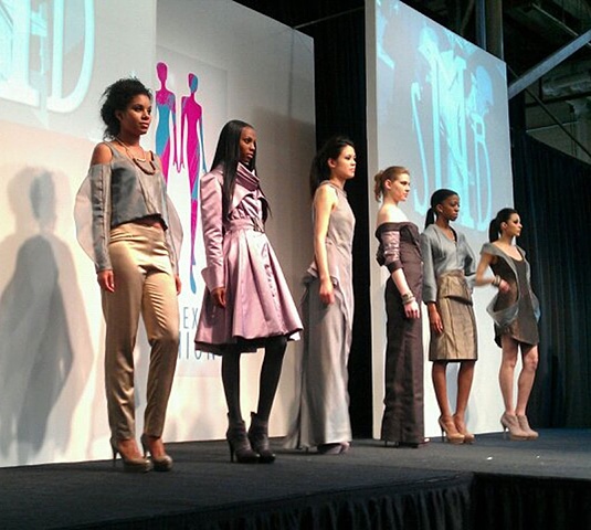 photo of drexel university graduate fashion collection by sarah buck mueller