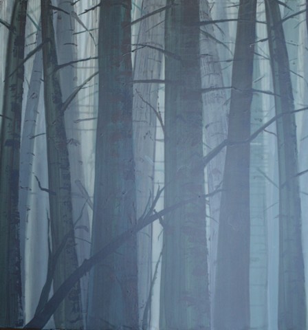Hemlock Forest painting