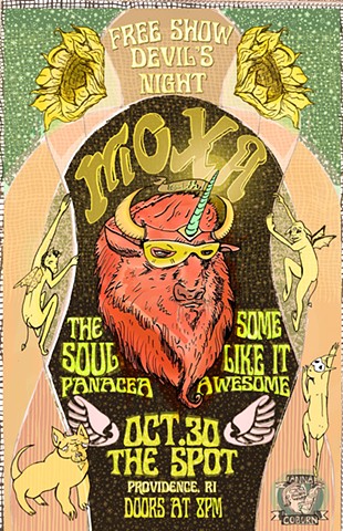 Moxa Devil's Night Show Poster