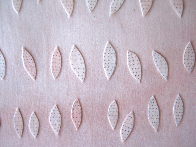 Seeds, Pods, Dots in Pink (Detail)