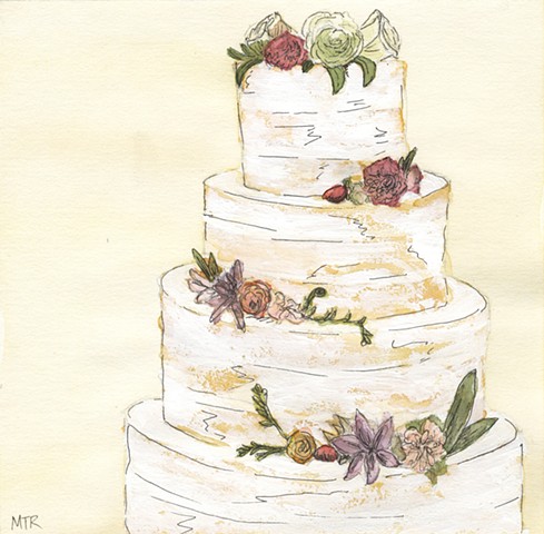 Luckybird Wedding Cake (Danielle and Yive)