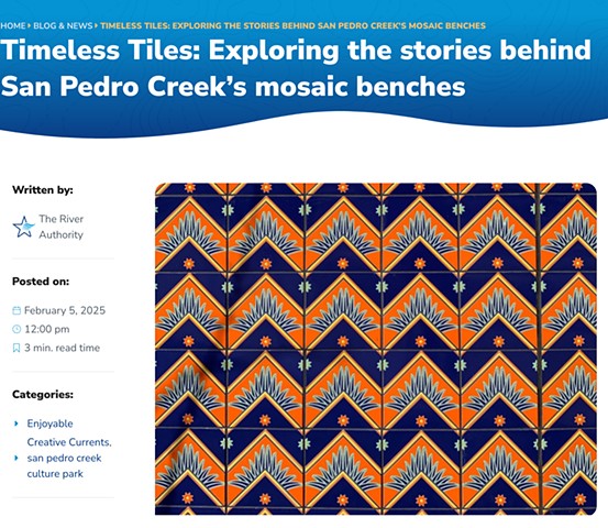 Timeless Tiles at the San Pedro Creek Culture Park