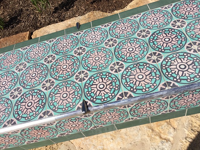 Cement Tile Designs at the San Pedro Creek Culture Park