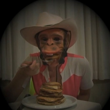 Gorilla Girl Eats Pancakes