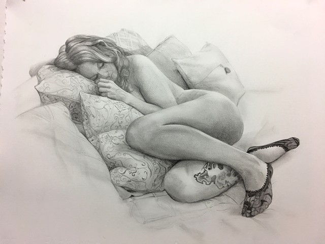 "Study for 'Flaming June', #2"