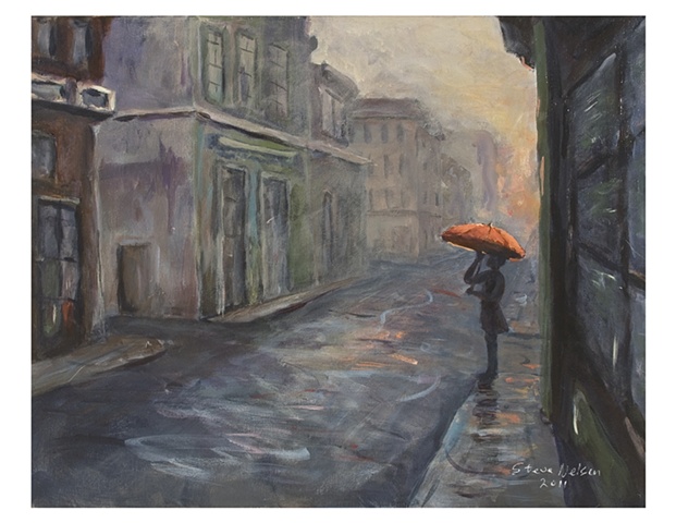 "The Orange Umbrella"