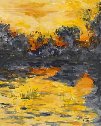 "Swamp Sunset"