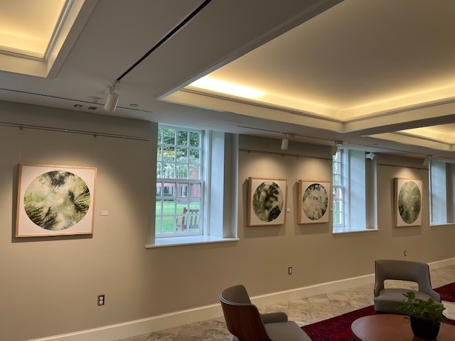 Brackish Water, solo exhibition, reception: Wed Sep 10, 2025, 12:00-1:15 p.m. On view September-December 2025,  Location: Yale Divinity School, Croll Family Entrance Hall