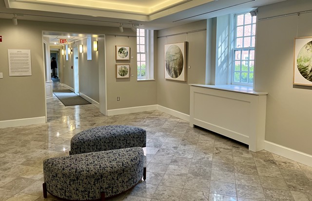 Brackish Water, solo exhibition, reception: Wed Sep 10, 2025, 12:00-1:15 p.m. On view September-December 2025,  Location: Yale Divinity School, Croll Family Entrance Hall