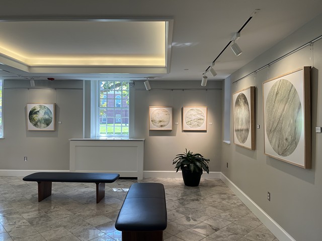 Brackish Water, solo exhibition, reception: Wed Sep 10, 2025, 12:00-1:15 p.m. On view September-December 2025,  Location: Yale Divinity School, Croll Family Entrance Hall