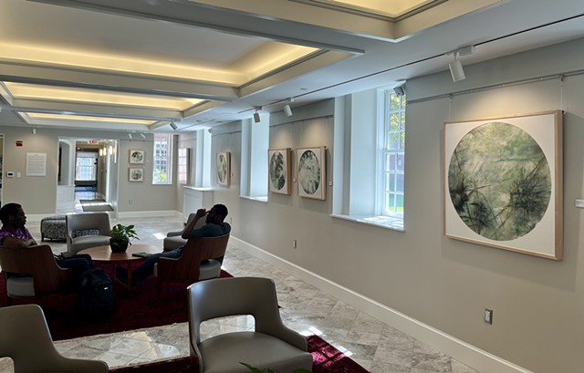Brackish Water, solo exhibition, reception: Wed Sep 10, 2025, 12:00-1:15 p.m. On view September-December 2025,  Location: Yale Divinity School, Croll Family Entrance Hall