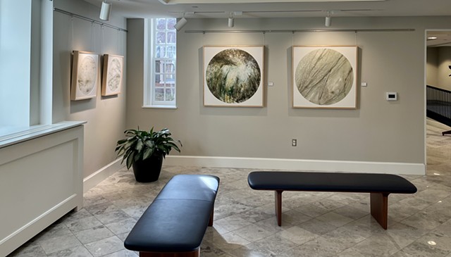 Brackish Water, solo exhibition, reception: Wed Sep 10, 2025, 12:00-1:15 p.m. On view September-December 2025,  Location: Yale Divinity School, Croll Family Entrance Hall