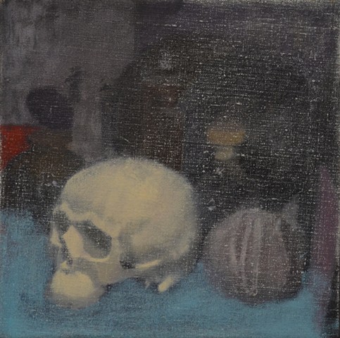 Skull and Sea Urchin