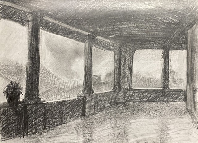 Loggia Looking West, Pensione Sorelli Bandini, Florence