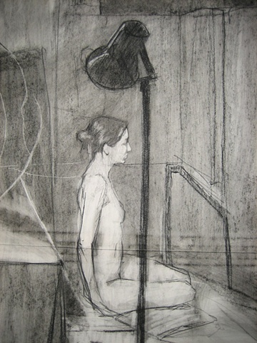 Nude with Spot Lamp