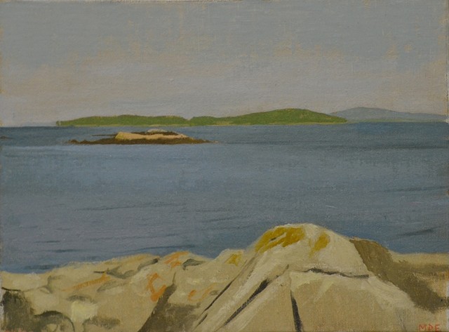 Little Spruce Head Island from Skokie Beach