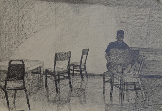 BFA, Ballroom Drawing with Chairs