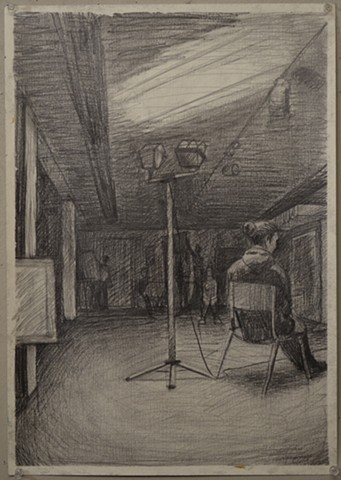 BFA, Ballroom Drawing, Light from Above